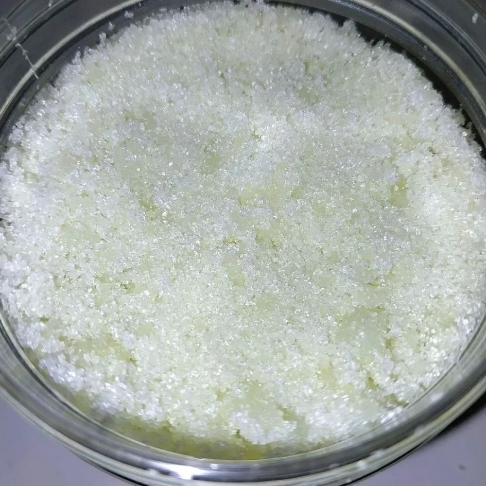 Hand crafted natural Lemongrass emulsified sugar scrub 6oz